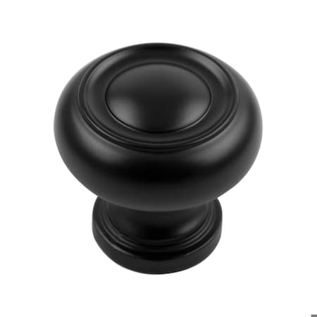 Hickory Hardware Cottage Collection Knob 1-1/4 Inch Diameter Matte Black Finish P3151-MB